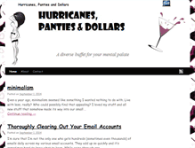 Tablet Screenshot of hurricanespantiesdollars.com